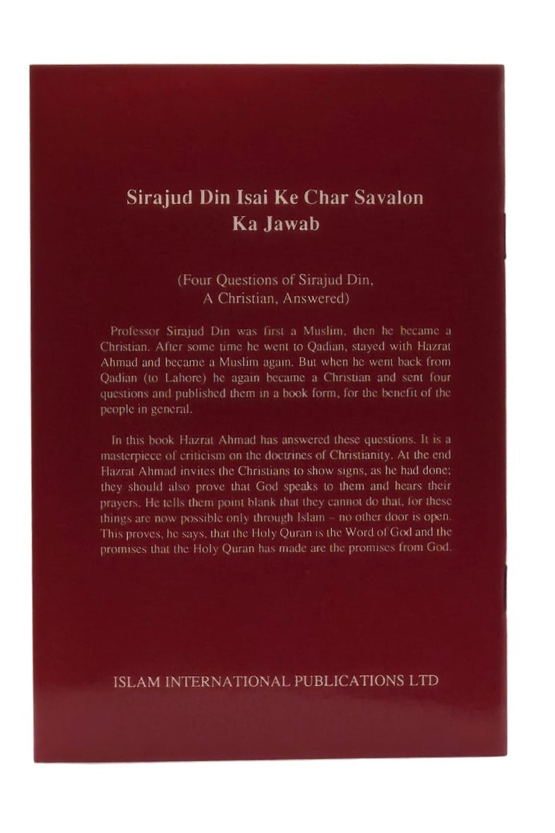 Red book cover with black text on a white background