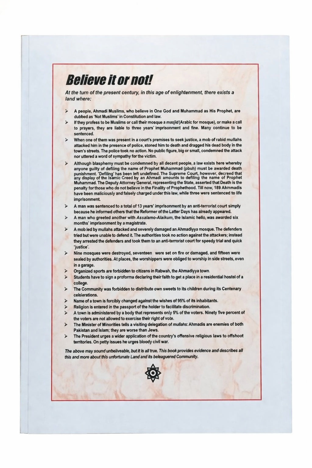 Text document with a red border on a white background