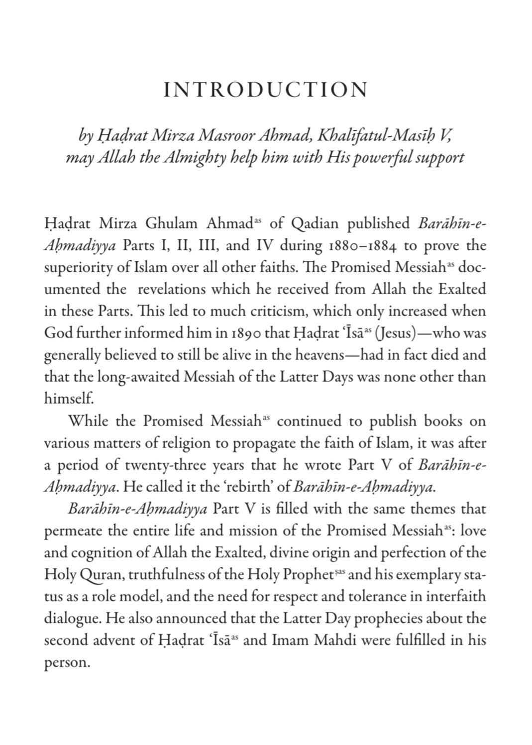 Barahin-e-Ahmadiyya Volume 5