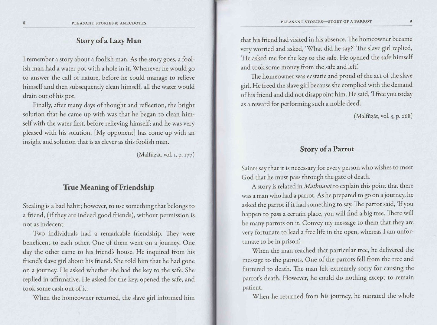 Pleasant Stories & Anecdotes