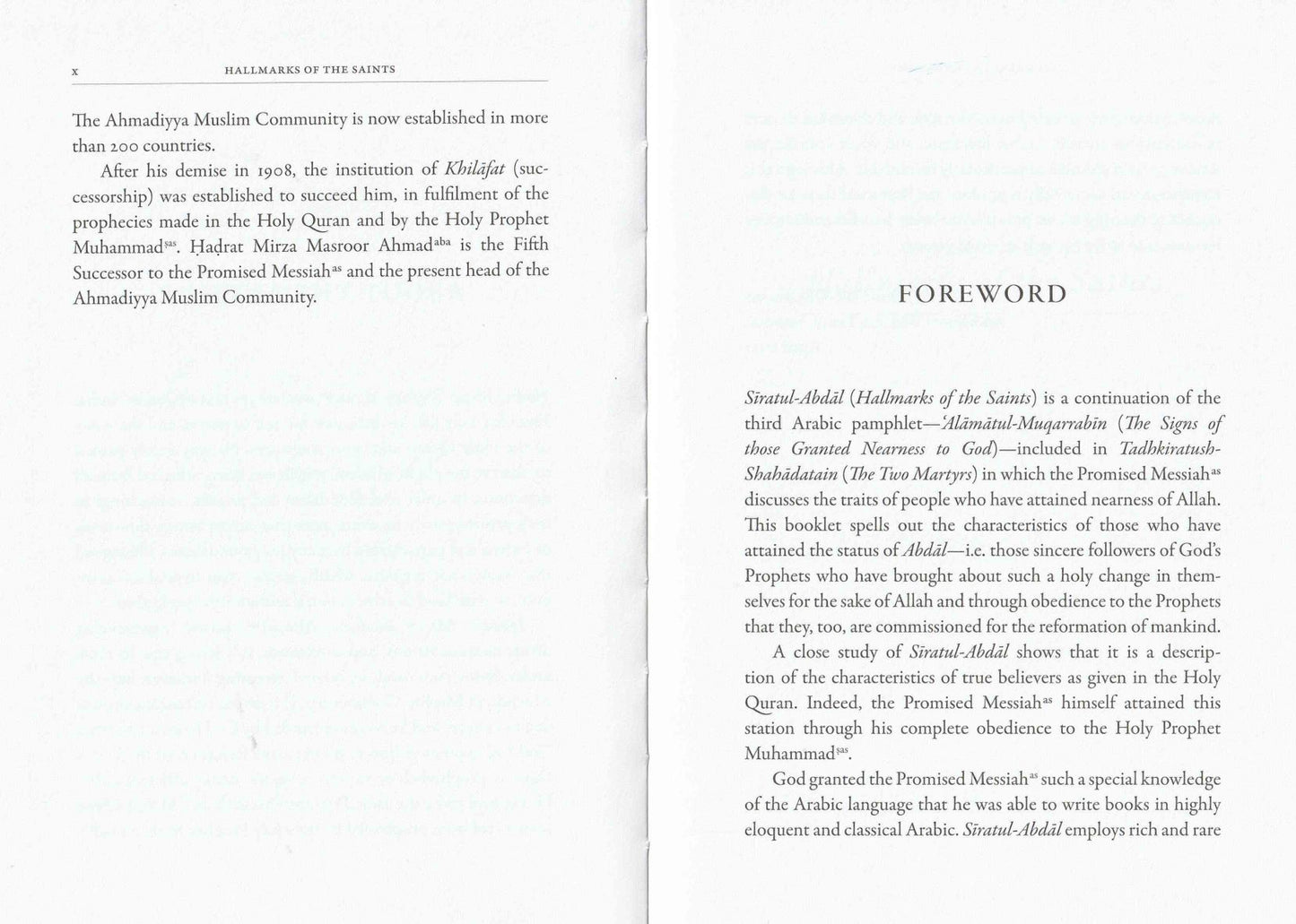 Hallmarks of the Saints