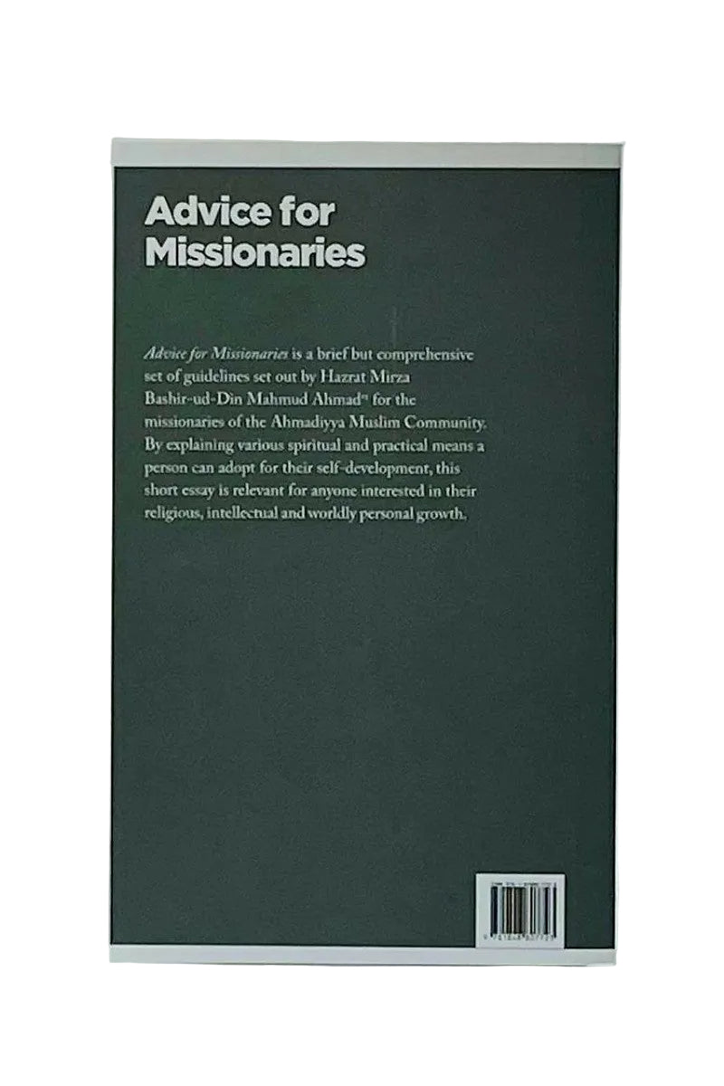 Advice to Missionaries