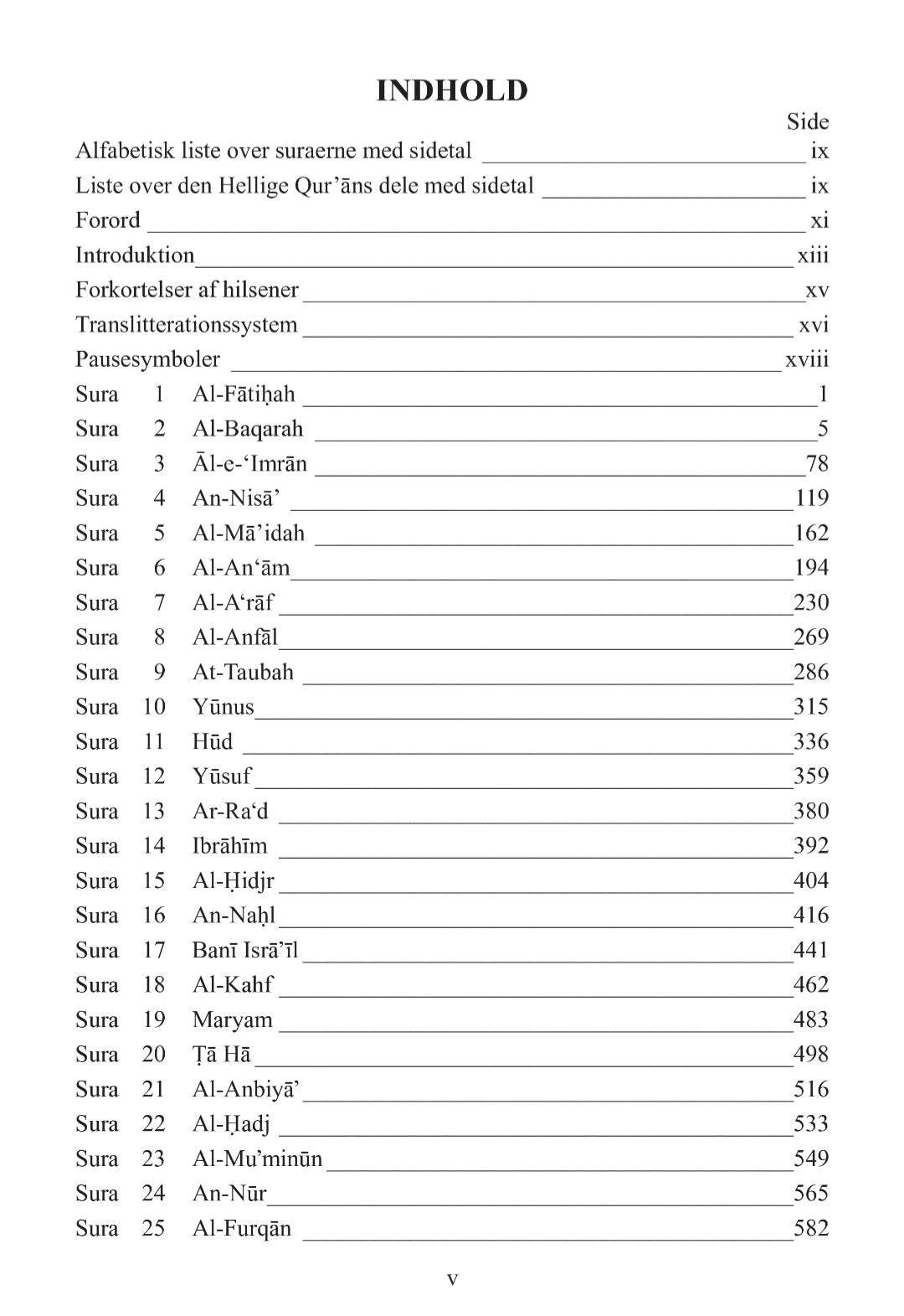 DEN HELLIGE QUR'ÂN (The Holy Quran with Danish Translation)