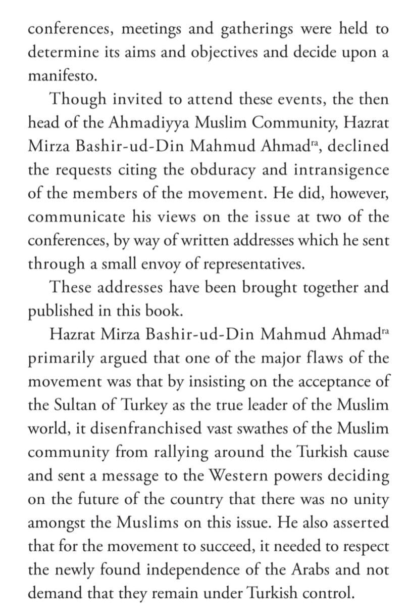 Text document related to the Ahmadiyya Muslim Community.