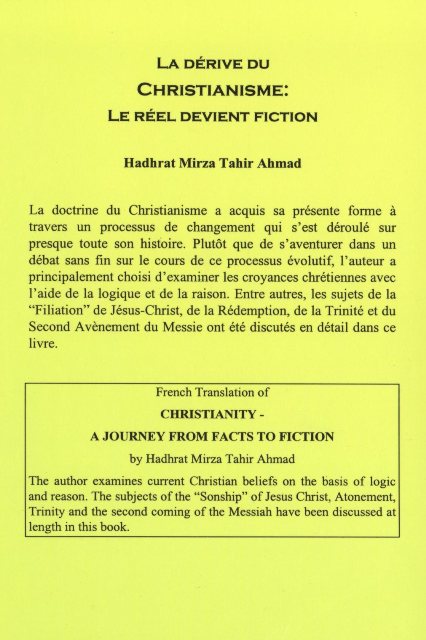 Christianity Β A Journey from Facts to Fiction