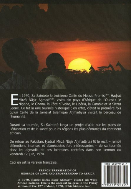 Message of Love and Brotherhood to Africa