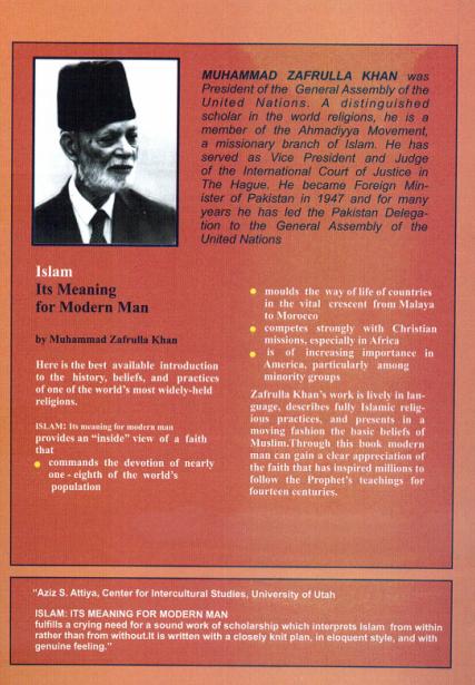 Islam Its Meaning For Modern Man