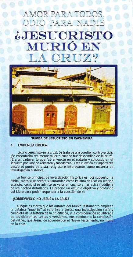 ¿JESUCRISTO MURIÓ EN LA CRUZ?
