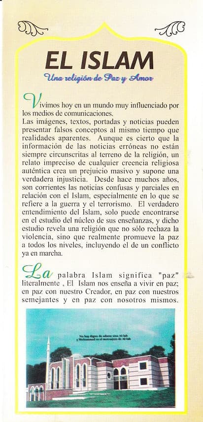 Islam , religion of peace and love