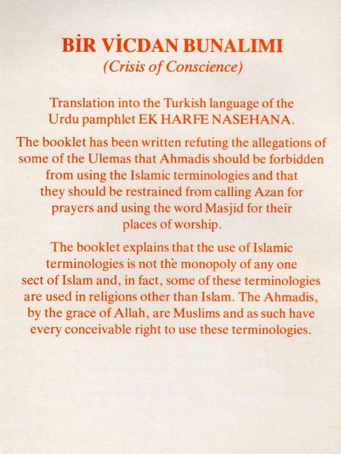 Crisis of Conscience