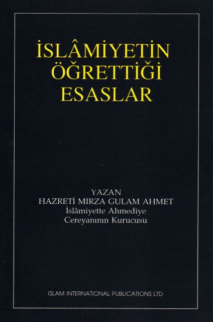 The Philosophy of The Teaching of Islam (Turkish)