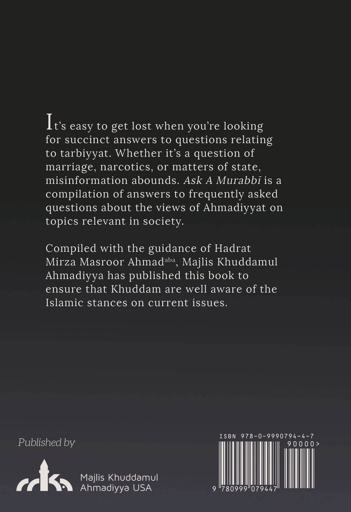 Ask a Murabbi