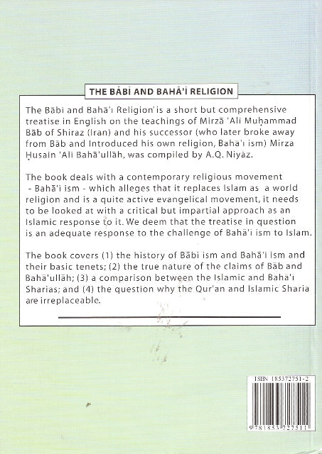 The Babi and Bahai Religion