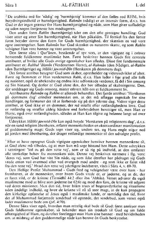Holy Quran with Danish Translation (HOLY QURAN MED DANSKE OVERHANDLING)