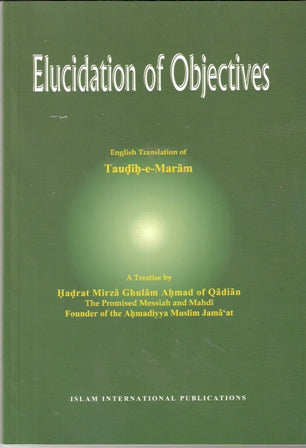 Elucidation of objectives