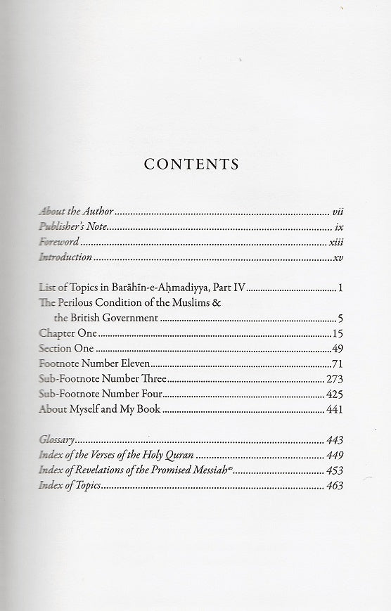 Barahin-e-Ahmadiyya (English) Volume 4