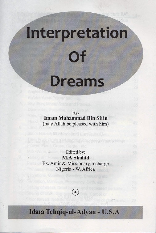 Interpretation of dreams