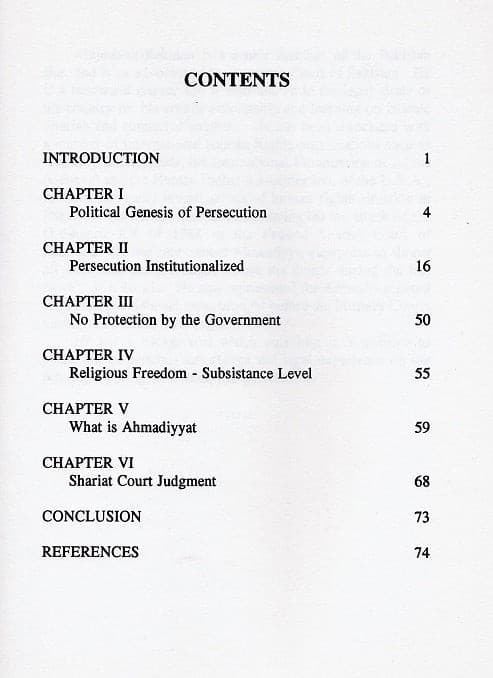 Persecution of Ahmadis in Pakistan - An Objective Study — view 5