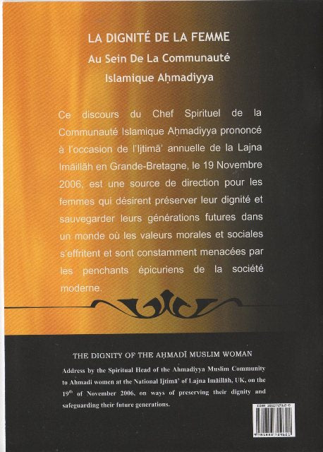 The Dignity Of the Ahmadi Muslim Woman