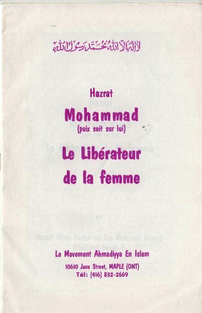 Mohammad (pbuh), liberator of women