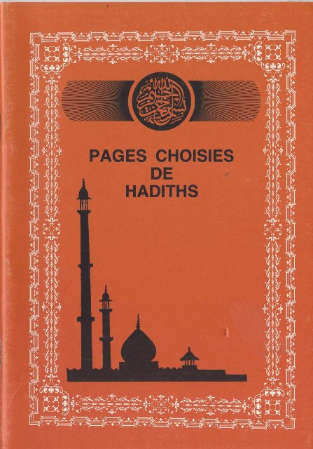 Selected Sayings of the Holy Prophet(pbuh)  French translation