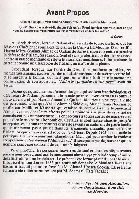 The truthfulness of Promised Messiah