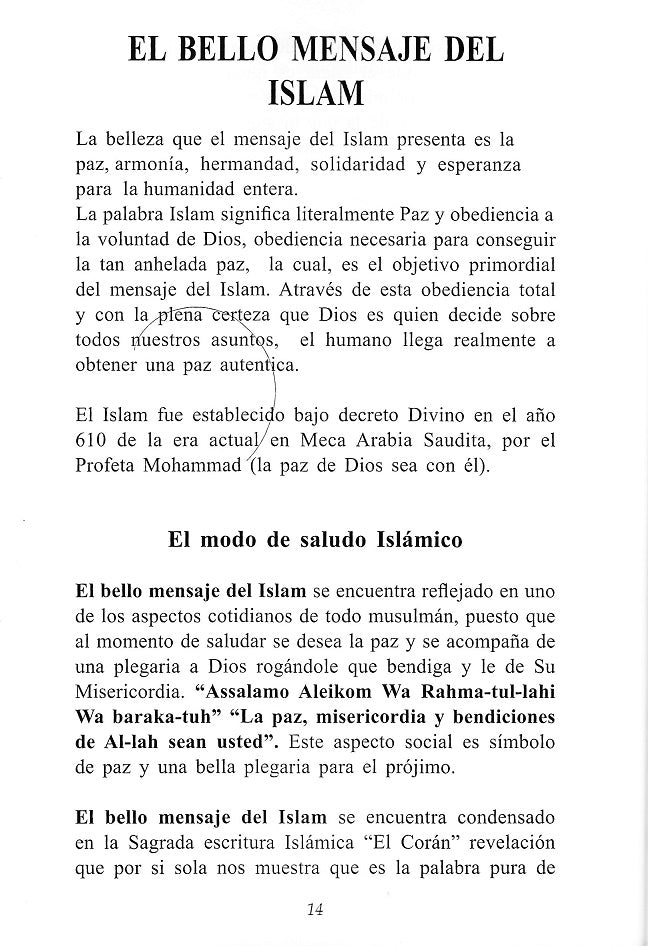Islam, Un Jardin de Sabiduria