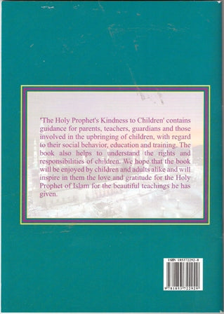 The Holy Prophet's kindness to childern