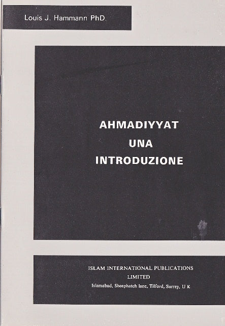 Introduction to Ahmadiyyat