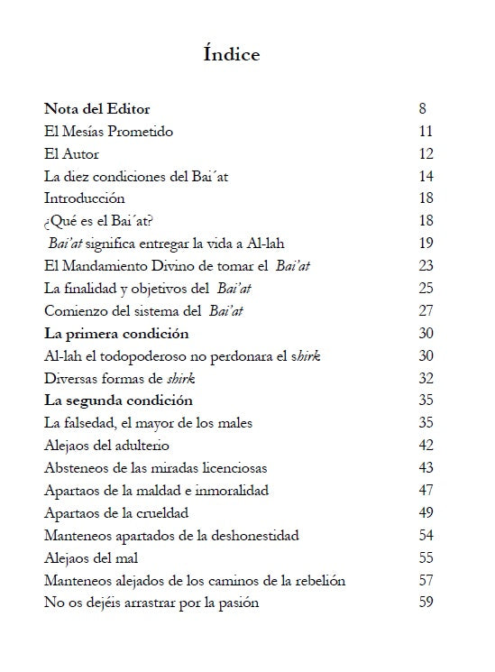 Las Diez Condiciones Del Baiat