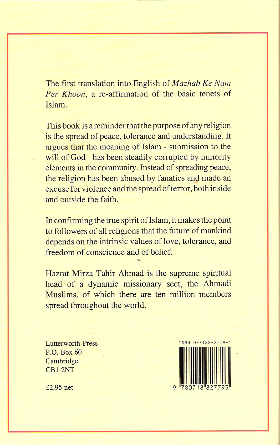 Murder in the name of Allah