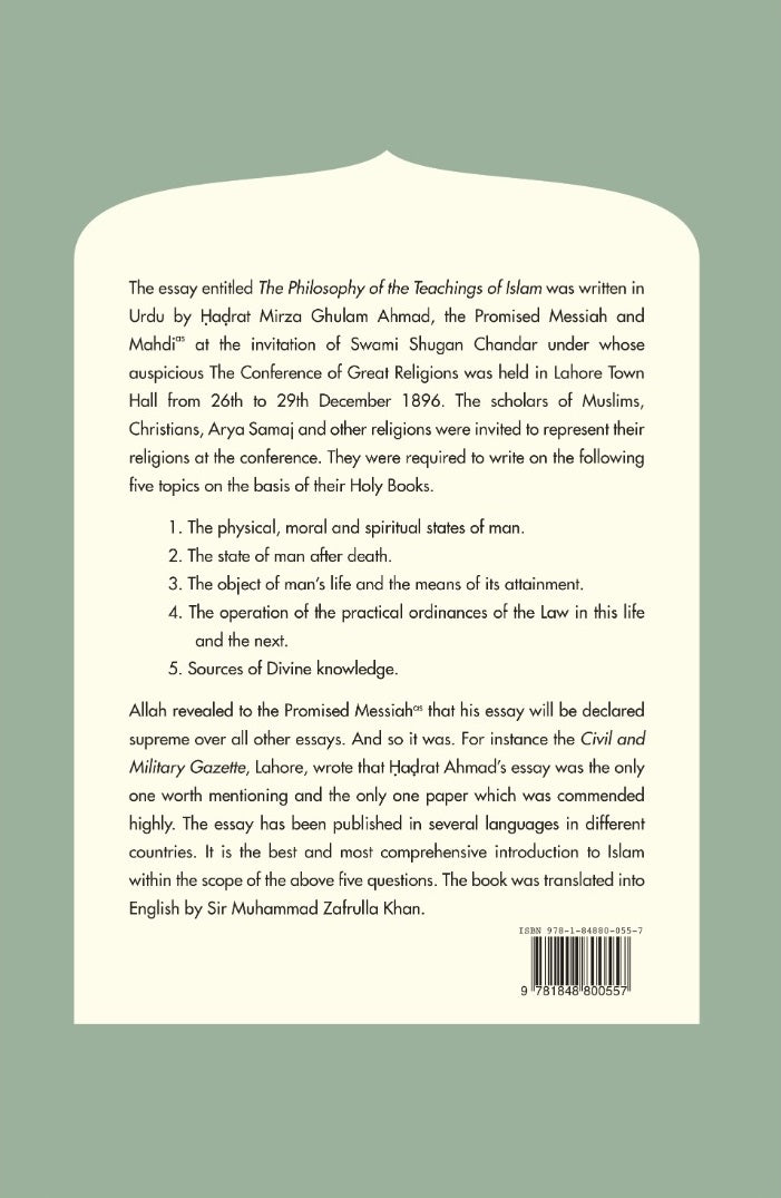 The Philosophy of The Teaching of Islam (Paper Back) in English Language