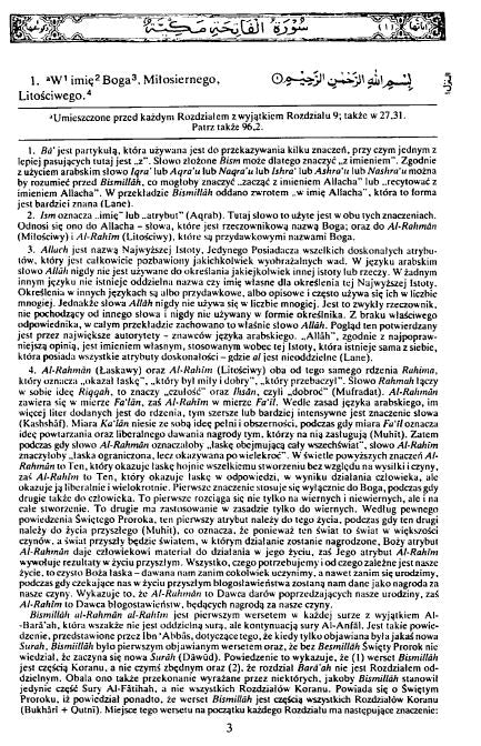 Holy Quran with Polish translation (Święty Koran z polskim tłumaczeniem)