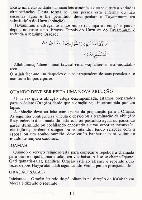 Muslim Prayer book (Portuguese Translation)