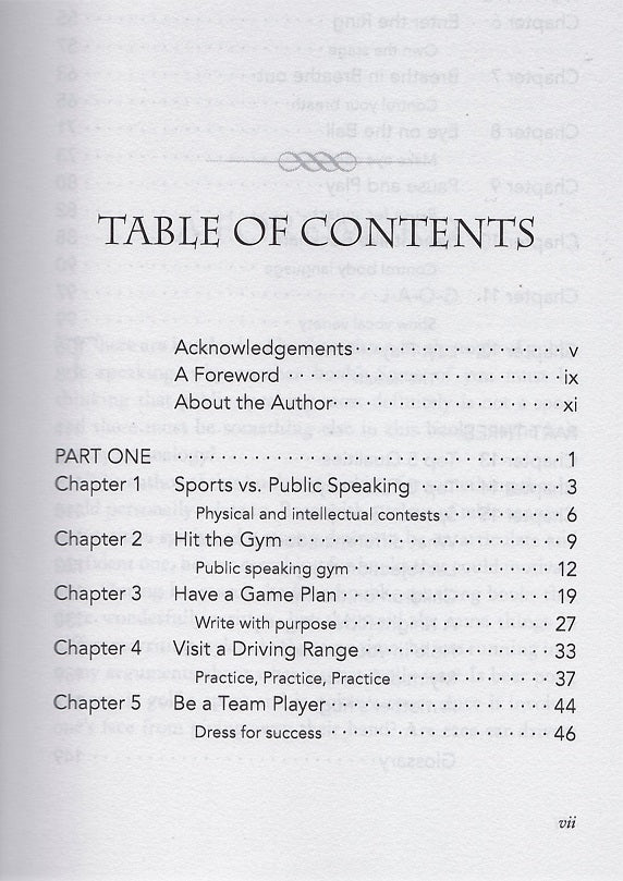 Public Speaking is a sport