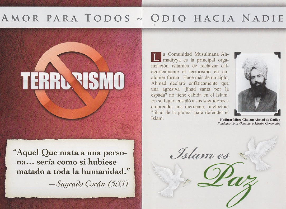 Los Musulmanes Por La Paz (100 pamphlets)