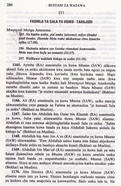 Riyadh ul Salihin (Swahili)