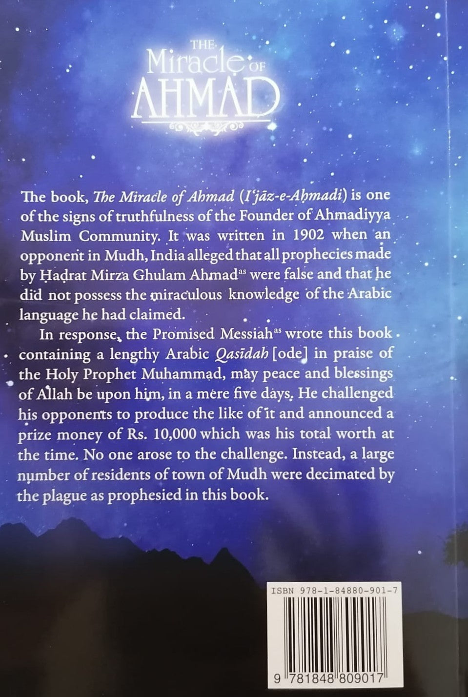 The Miracle of Ahmad