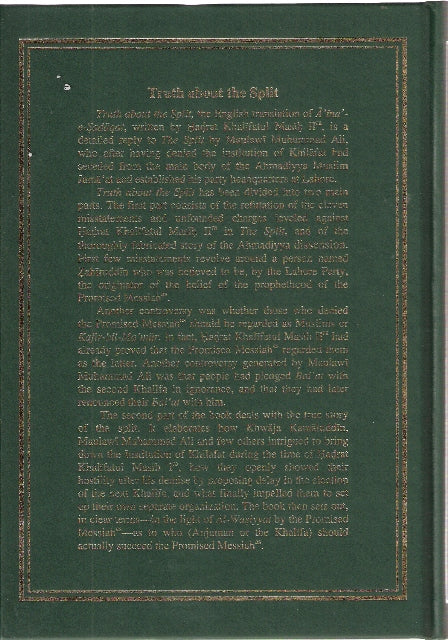 Truth about the split