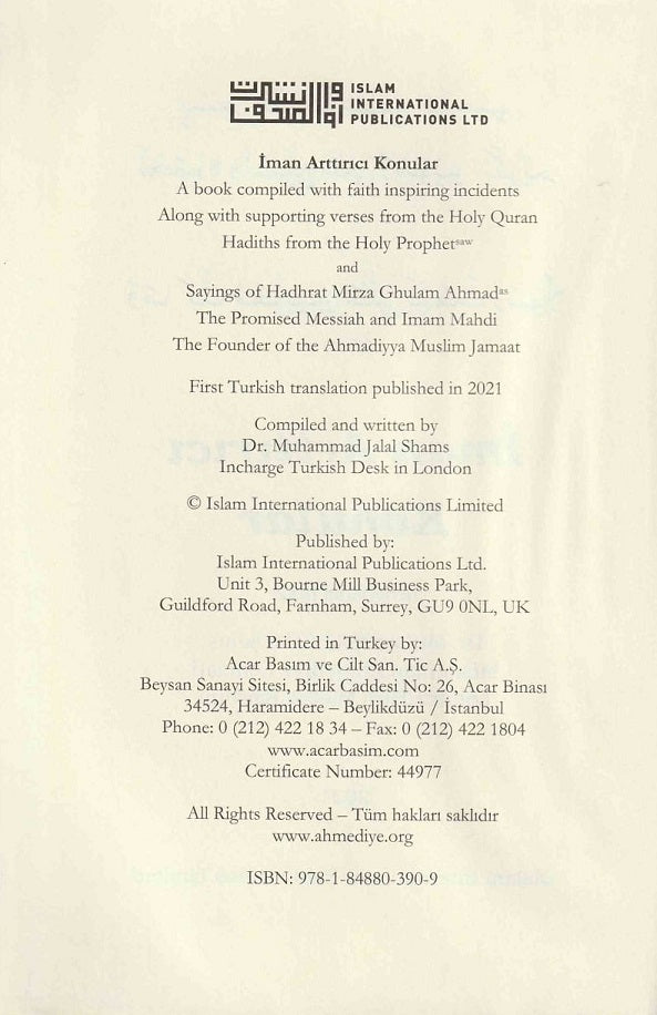 Iman Arttirici Konular