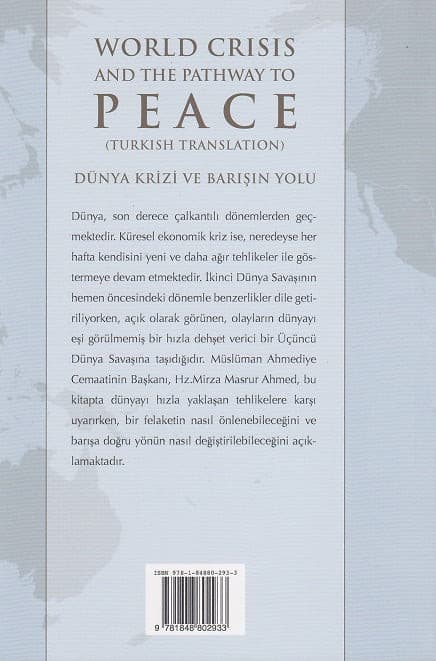 DÜNYA KRİZİ VE BARIŞIN YOLU (Turkish)