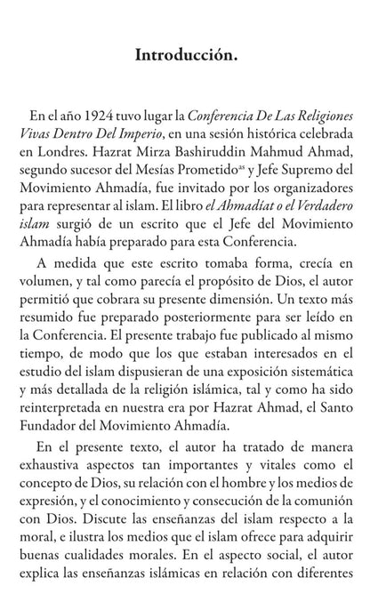 Ahmadiat: El Verdadero Islam