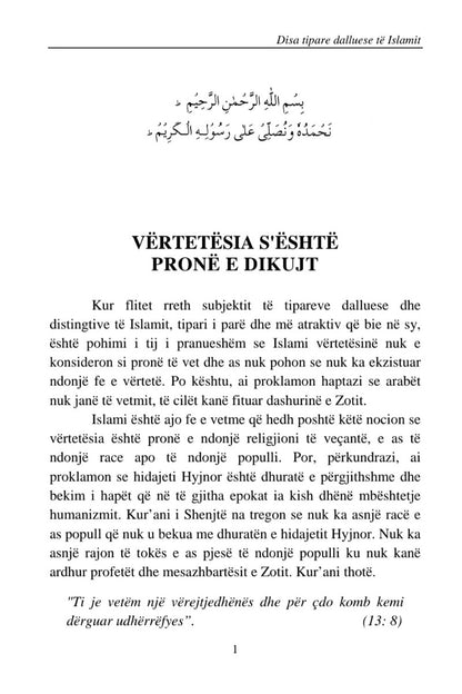 Text in Albanian on a white background