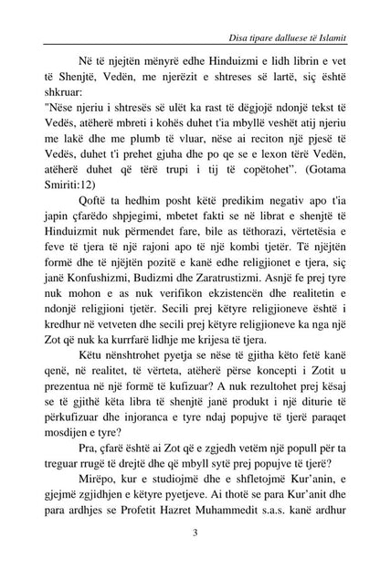 Text page from a book or document in Albanian 