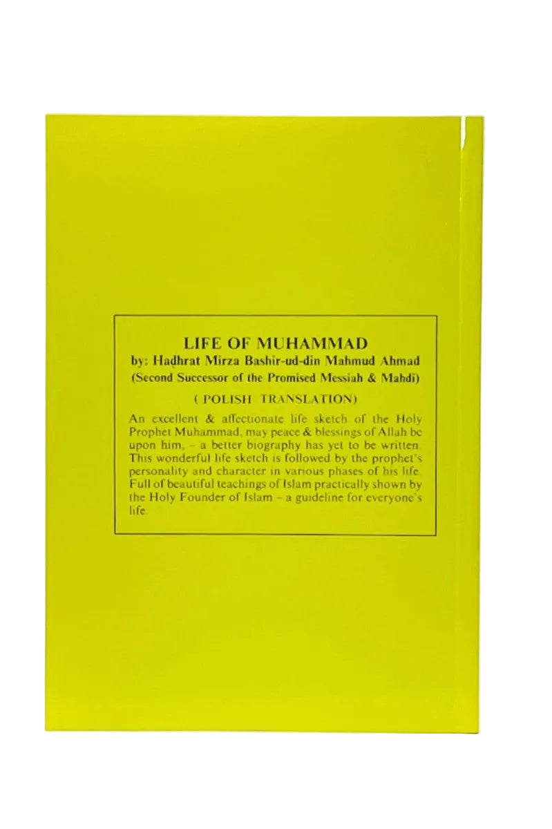 Book cover with yellow background and black text on a white background