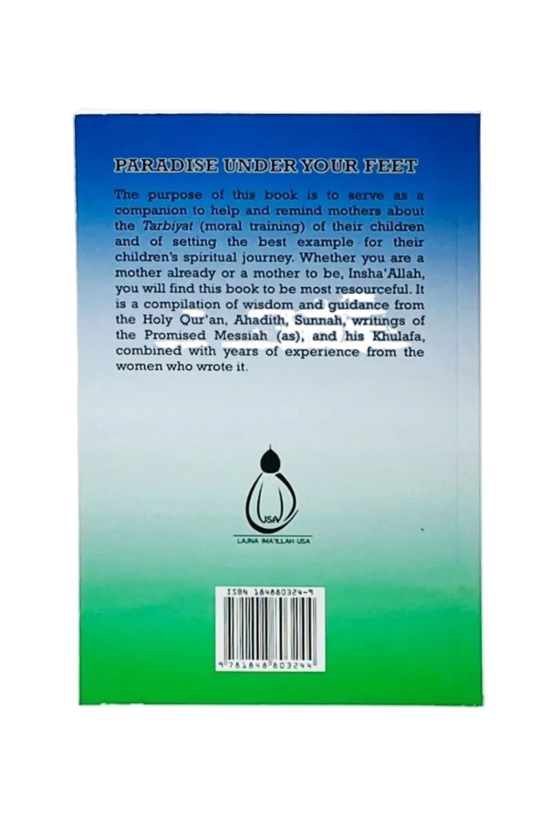 Book cover with text and a logo on a gradient background