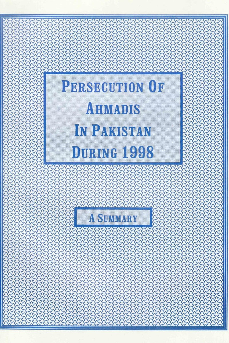 Persecution of Ahmadis in Pakistan in 1998