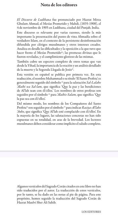 El Discurso de Ludihana