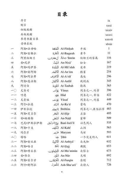 Holy Quran with Chinese Translation and Short Commentary  (中国翻译的古兰经)