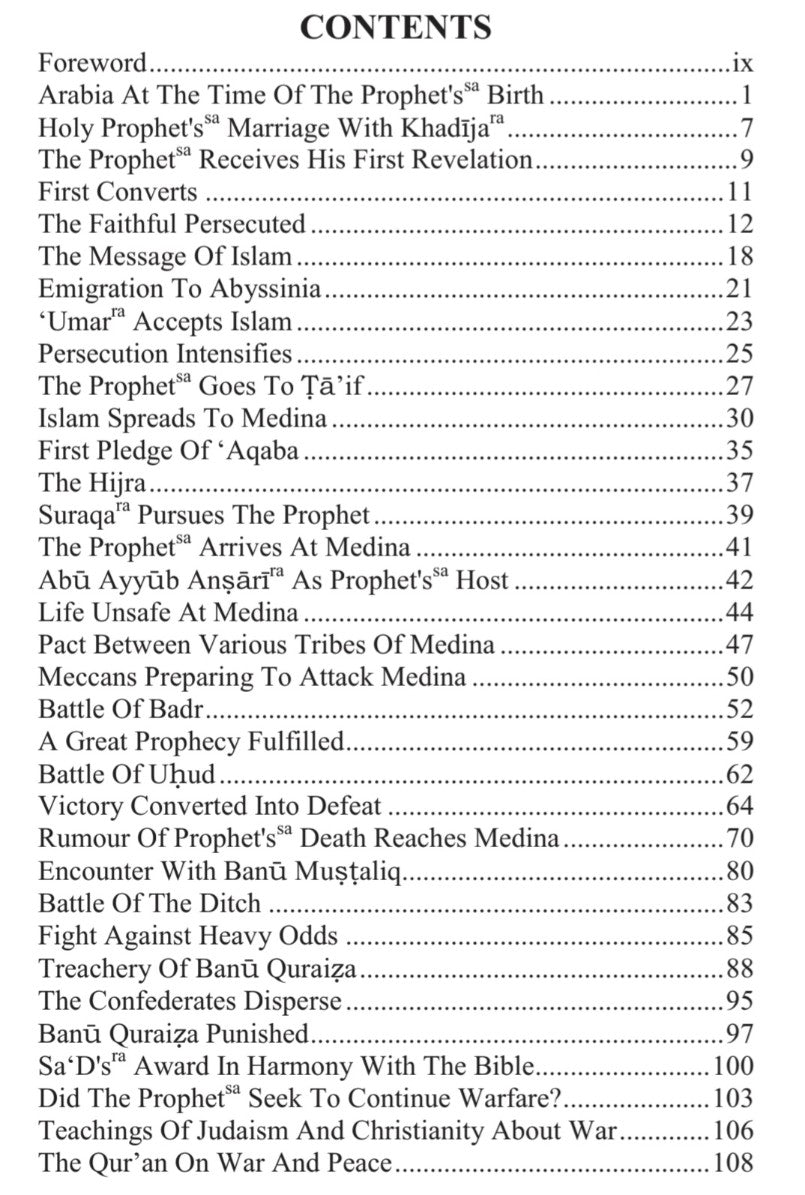 Life of Muhammad (pbuh) Hard Cover